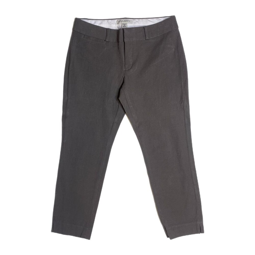 Banana Republic Women's Brown Slate Capris "The Sloan Fit" Size Petite 4P